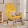 Day and Night - Day and Night Mustard Yellow Fabric Rocking Chair