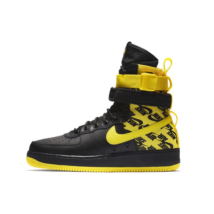 

Новые Nike Sf Air Force 1 High Черные Динамичный Желтый AR1955-001 40.5