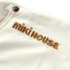 Miki House 10-1711-494 Denim Skirt, Hickory Logo, Simple, Girls, Baby, Kids, Children's Clothing, White, 130 Cm