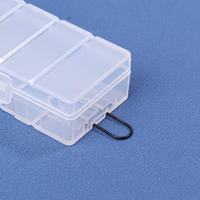 2/4 slot Cr123A 16340 scatole di immagazzinaggio della batteria in plastica rigida trasparente per 16340 Cr123A Cr2 contenitore della scatola della batteria