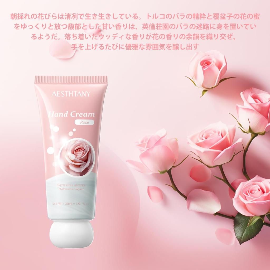 OKADY Mini Hand Cream Trio Set of Perfect as a small gift for or White (Coconut Milk, Rose, Lavender) 3. birthdays, farewells, Day.