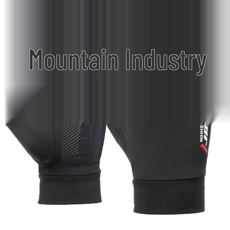 Men's Summer Ice Silk Non-slip Sun Gloves for Driving, Cycling, Takeaway & Fishing - 2.5 Finger Exposed & Full Finger Options