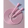 Adjustable Jump Rope, Unisex, Suitable For Aerobic Fitness, Gym Workout, Made Of PVC With Plastic Handles