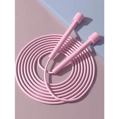 Adjustable Jump Rope, Unisex, Suitable For Aerobic Fitness, Gym Workout, Made Of PVC With Plastic Handles