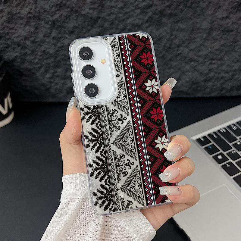 

Лазерный чехол Camlet для Samsung Galaxy S24 FE S25 S24 S23 Ultra Plus A55 A56 A54 A25 A15 A16 A34 с винтажным узором тотем Galaxy S24+