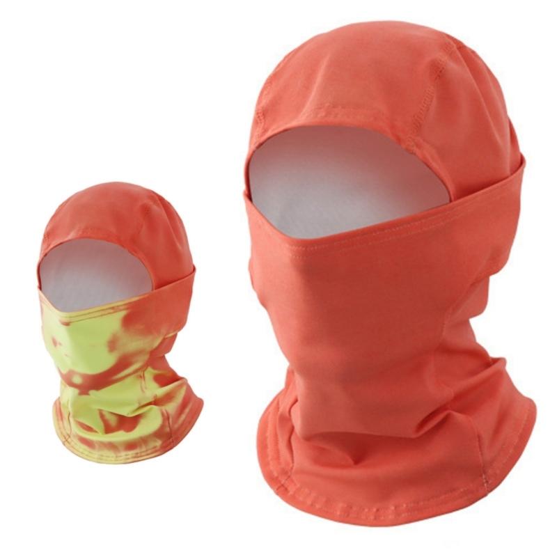 

Unisex Heat Reactive , Color-Changing Thermal Mask for Skiing Hiking Biking, Full Head Wrap помаранчевий