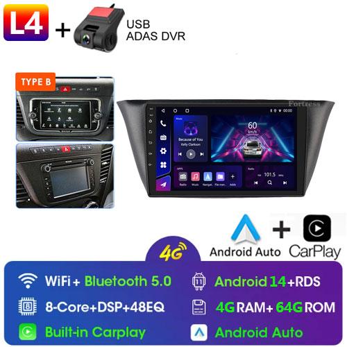 For Iveco Daily 2013-2021 Android Car Radio Intelligent System Multimedia Player Navigation GPS Carplay Touch Screen Auto Stereo