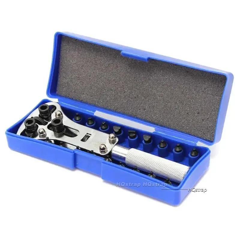 Adjustable Watchmaker Repair Tools Screw Back Remover Wrench Watch Back Case Cover Holder Opener Three Jaw Open Cover Tool