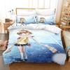 Anime Clannad Nagisa Furukawa Bedding Set Boys Girls Twin Queen Size Duvet Cover Pillowcase Bed Kids Adult Home Textileextile