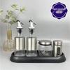 Chuishan Hai Glass Tabletop Seasoning Set