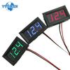 LED Digital Voltmeter 0.56 Inch Digital Voltmeter 0V-30V, 4.5V-30V LED Display Volt Voltage Meter Mini Tester Red/Blue/Green