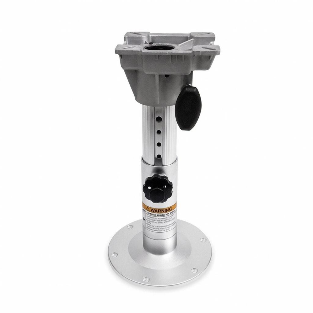 Boat Seat Base Upright with Mounting Plate Compact for Yachts, Anglers