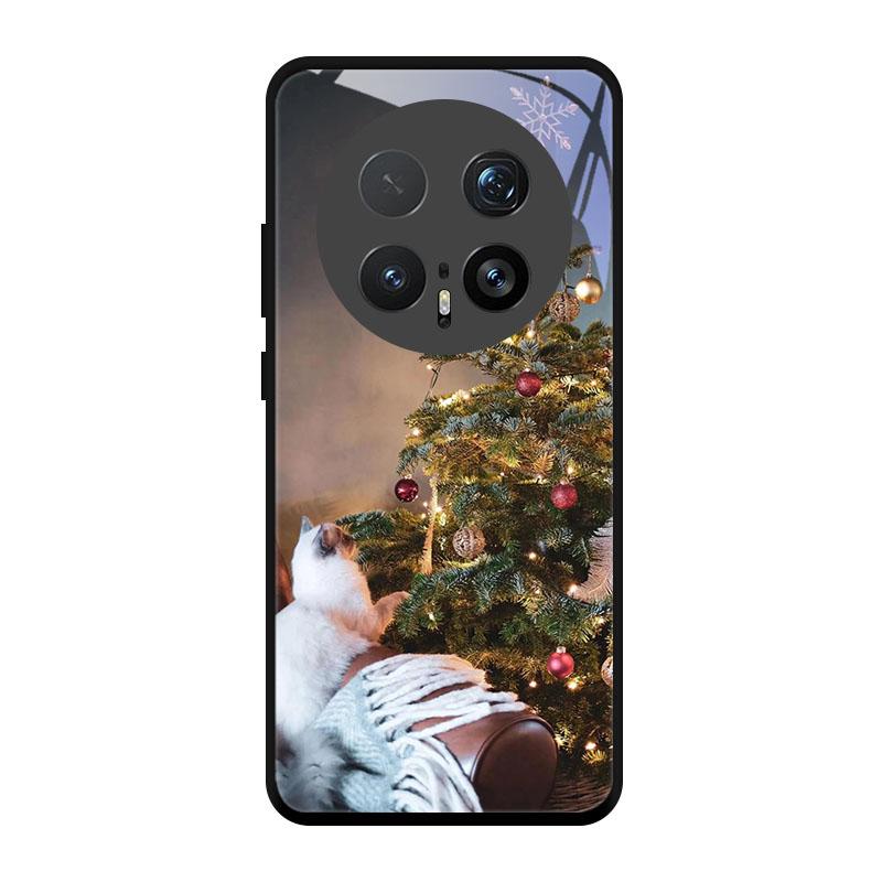 Christmas Painted Cover For Honor Magic 7 8 X60 X50 Pro Magic8 X50i X50GT 90 Lite Case Tempered Glass Protection Funda Shell