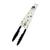 Tanabe Metal Color Tongs, Medium, Black, 0019