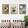 Modern Abstract Geometric Canvas Wall Art Posters Prints UnFramed Picture Set for Living Room Bedroom Home Decor
