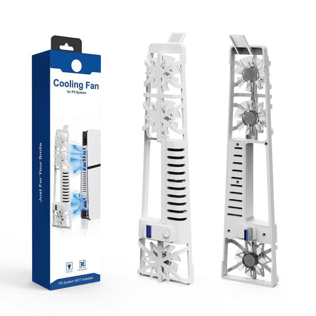 Cooling Fan for Slim External s with Colorful Light Temperature Control Cooling Fan Heat Dissipation