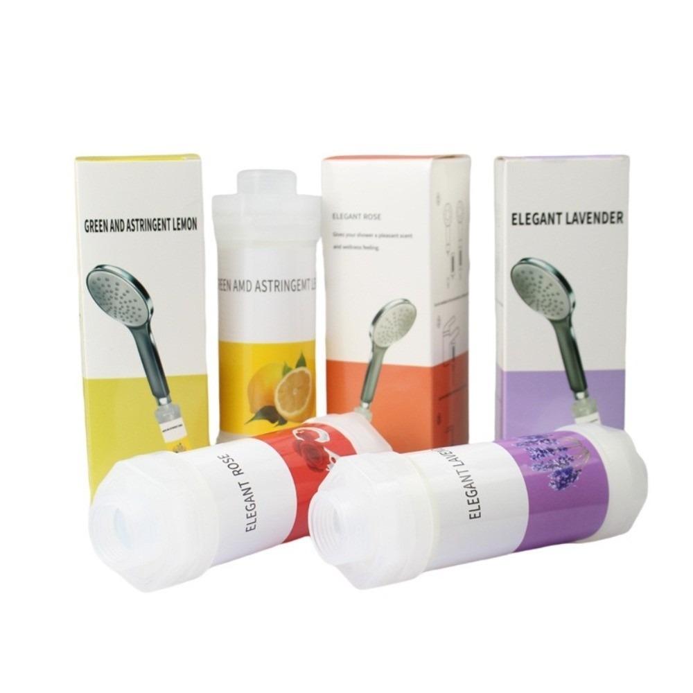

Lavender/Rose/Lemon Shower Head Filter Anti-scaling Dechlorination Filter Shower Head Filter Impurities Water Softener