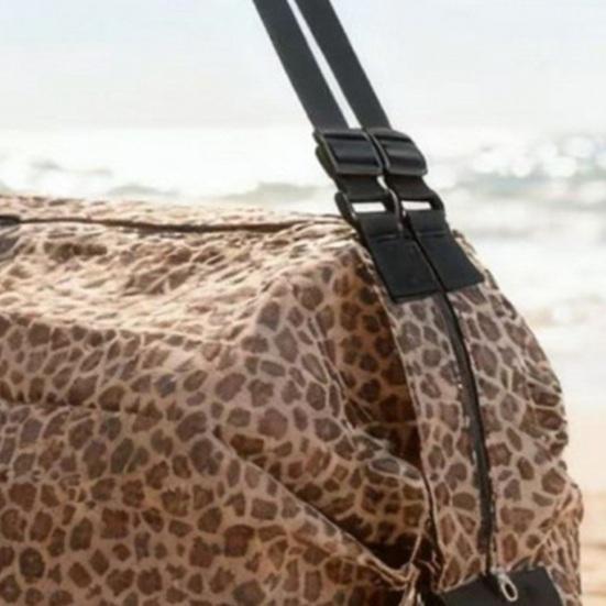 Handbag Foldable Reusable Shopping Bag with Strap Shoulder or Hand Carry Washable Nylon Tote Bag for Grocery Travel Outdoor Use