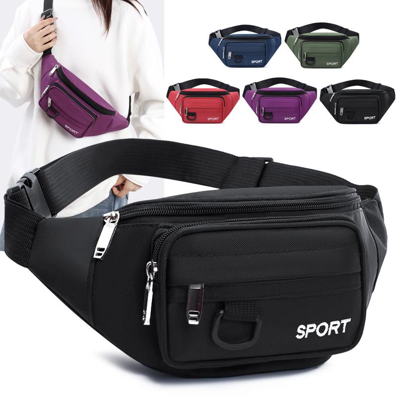 Marsupio Impermeabile da Uomo - Borsa Sportiva da Esterno ad Alta Capacità per Telefono/Portafoglio (Marsupio Resistente all'Usura)