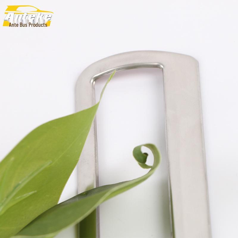 Corolla Headlight Control Trim: Stainless Steel Adjustment Switch Cover for 2019 Model Interior Enhancement.