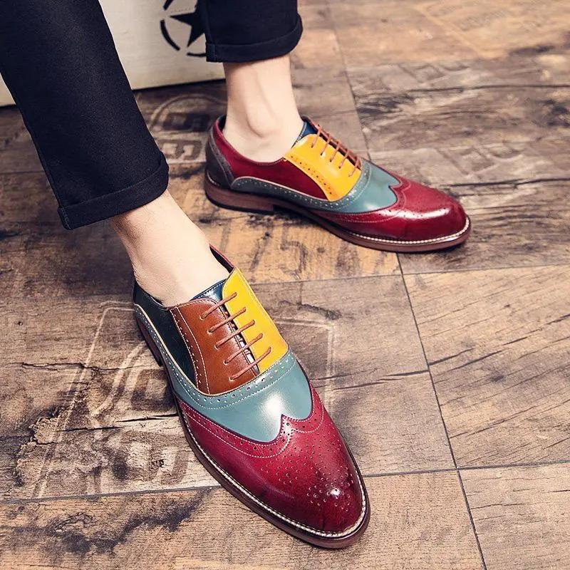 FashionFlat Pointed Toe Man Casual Shoe Business Leather Shoes for Men Formal Dress New In Luxury Sale High Quality Fashion Social On