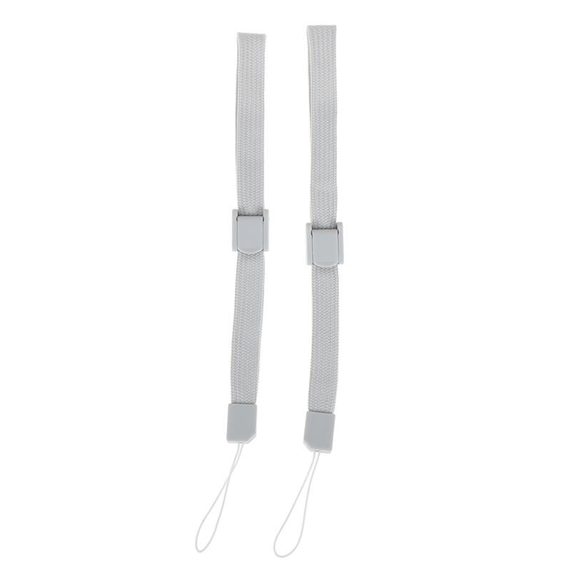 

2 шт. Регулируемый универсальный ремешок на запястье, ручная веревка, ручной ремешок для Psv Wii серебряный