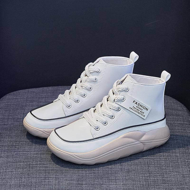 Fashion Ladies High Top Sneakers Autumn 2025 Fashion Platform Shoes Women Running Basketball Sports Shoe Luxury Designer Ankle Footwear