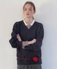SINOON Sn Lace Sweatshirt (Navy)