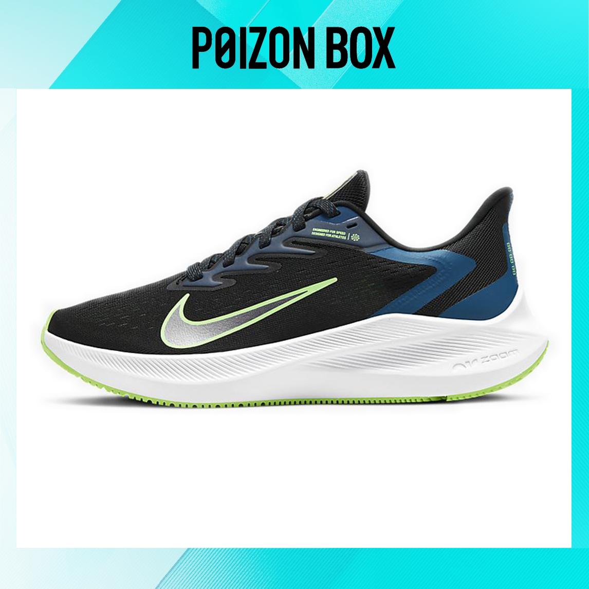 

кроссовки Nike Wmns Air Zoom Winflo 7 Black/Blue CJ0302-003