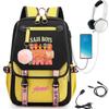 Backpack, Back To School, Cartoon Cute Travel Backpack Print Peripheral Double-shoulder Backpack For Teenagers, Students, Boys And Girls
