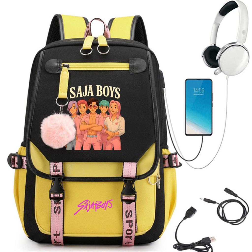 Backpack, Back To School, Cartoon Cute Travel Backpack Print Peripheral Double-shoulder Backpack For Teenagers, Students, Boys And Girls
