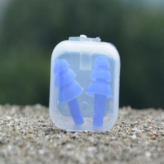 Tragbare Silikon Kinder Kinder Schwimmen Dusche Wasserdicht Ohrstöpsel