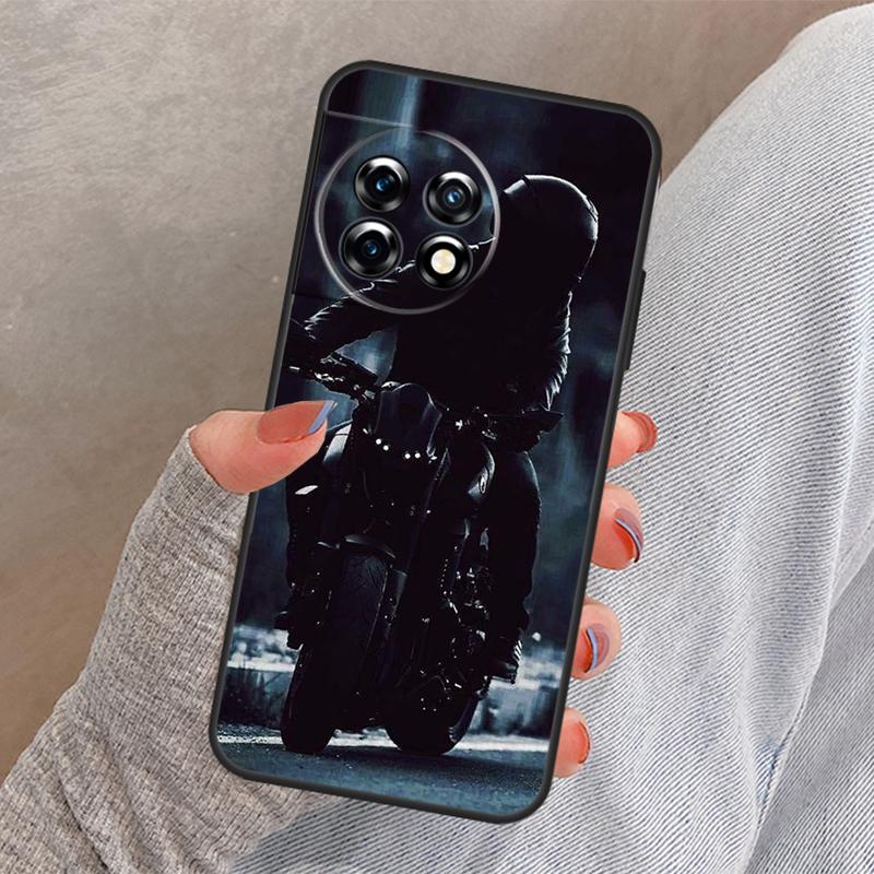 Fashion Motorcycle Man Cover For OnePlus 13R 13 12 12R 11 10 Pro 8T 10T OnePlus Nord 4 CE 2 3 Lite N10 N20 N30 Case