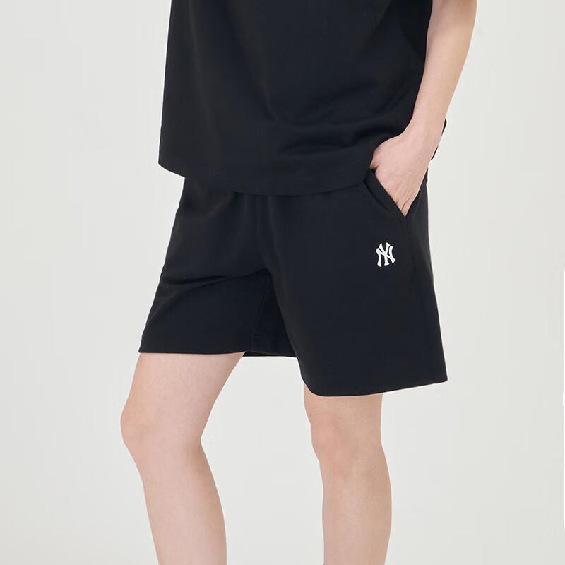 New MLB Casual Shorts Unisex Black 3ASPB0143-50BKS