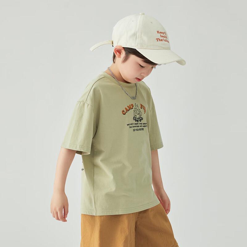Boys' Camping Style Cool Short Sleeve T-Shirt