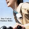 1pc Hipacool Portable Clip Fan 360° Rotatable 100 Speed Wind 12V USB Rechargeable Electric Fan Low Noise Mini Fan Clamp Anywhere