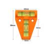 Mini T-type Spirit Level Measurement Instrument Triangular Level T Type Spirit Bubble Shell Plastic Measuring Tools