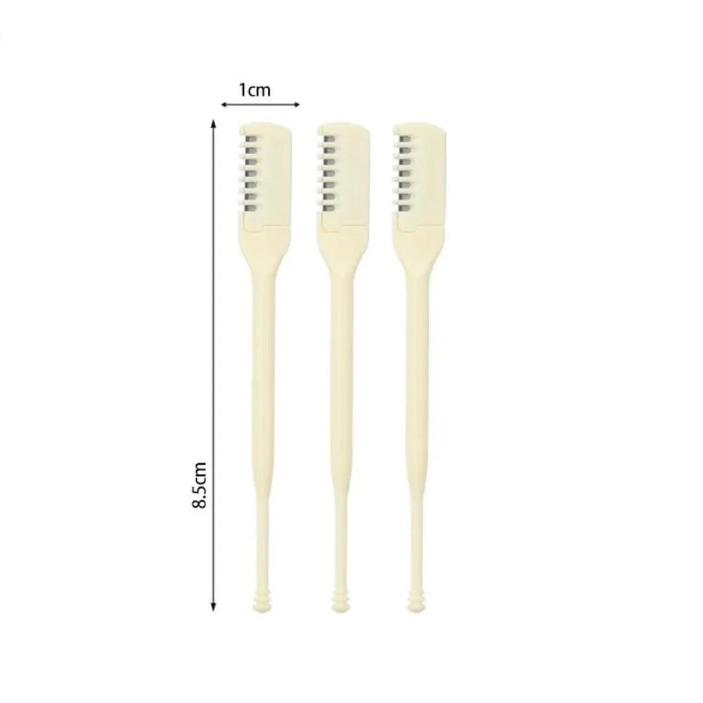 5PCS/10PCS Double Sided Nose Hair Trimmers Cleaning Nose Hair Trimmer Portable Ear Scoop Hair Scraper Shaving Nose Hair Trimmer