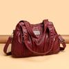 Women's Bag Large Capacity Mother Bag Soft Leather Handbag Shoulder Bag
