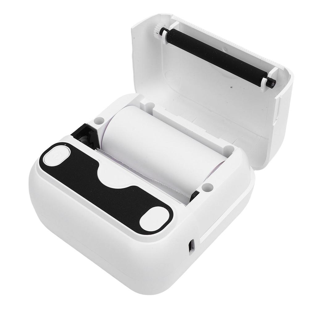 Wireless Pocket Printer Black and White Printing Multifunctional Portable Inkless Sticker Maker Machine with APP