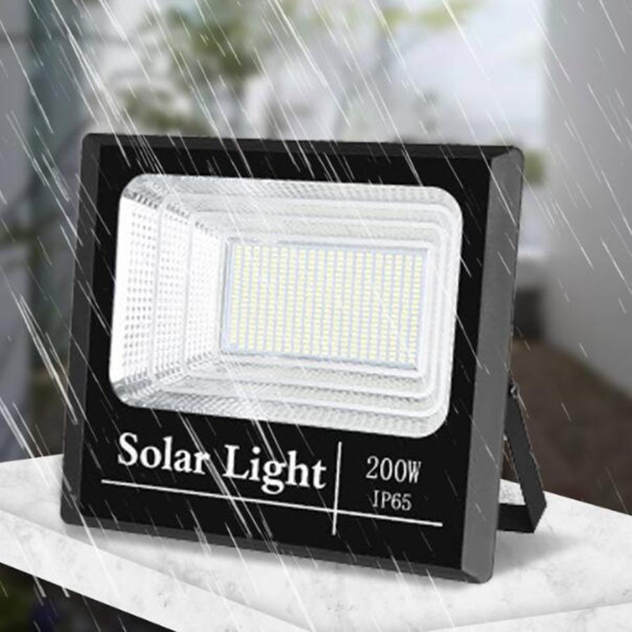 Solar Power Light Led Flood Light Indoor Outdoor Lighting Street Lamp w/ Remote