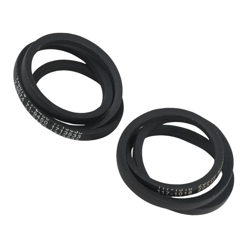 

2 Pcs Drive V-Belt 71-9450 117-1018 Compatible with Toro Lawn Mower 20353 20355 20357 20809 Garden Tractors 20350 20351