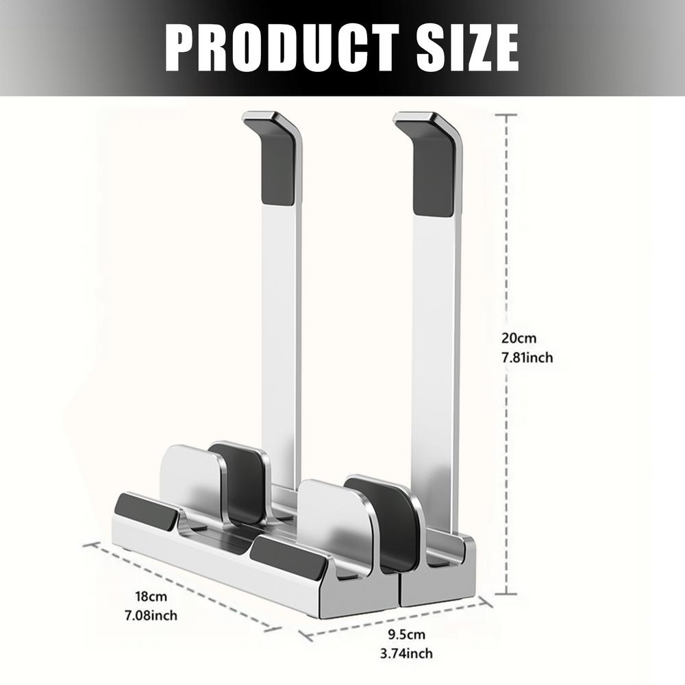 

Tablet Mobile Phone Notebook Vertical Bracket Portable Storage Rack Desktop Heightening Heat Dissipation Base Holder білий