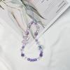 Mobile Phone Lanyard Handmade Beaded Bear Pendant Bow Pendant Anti-Lost Lanyard