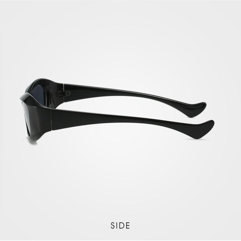 Outdoor Sunscreen Shades Unisex Trendy Sports Sunglasses Uv400 Goggles Trendy Narrow Frame Sun Glasses For Party Photos Everyday