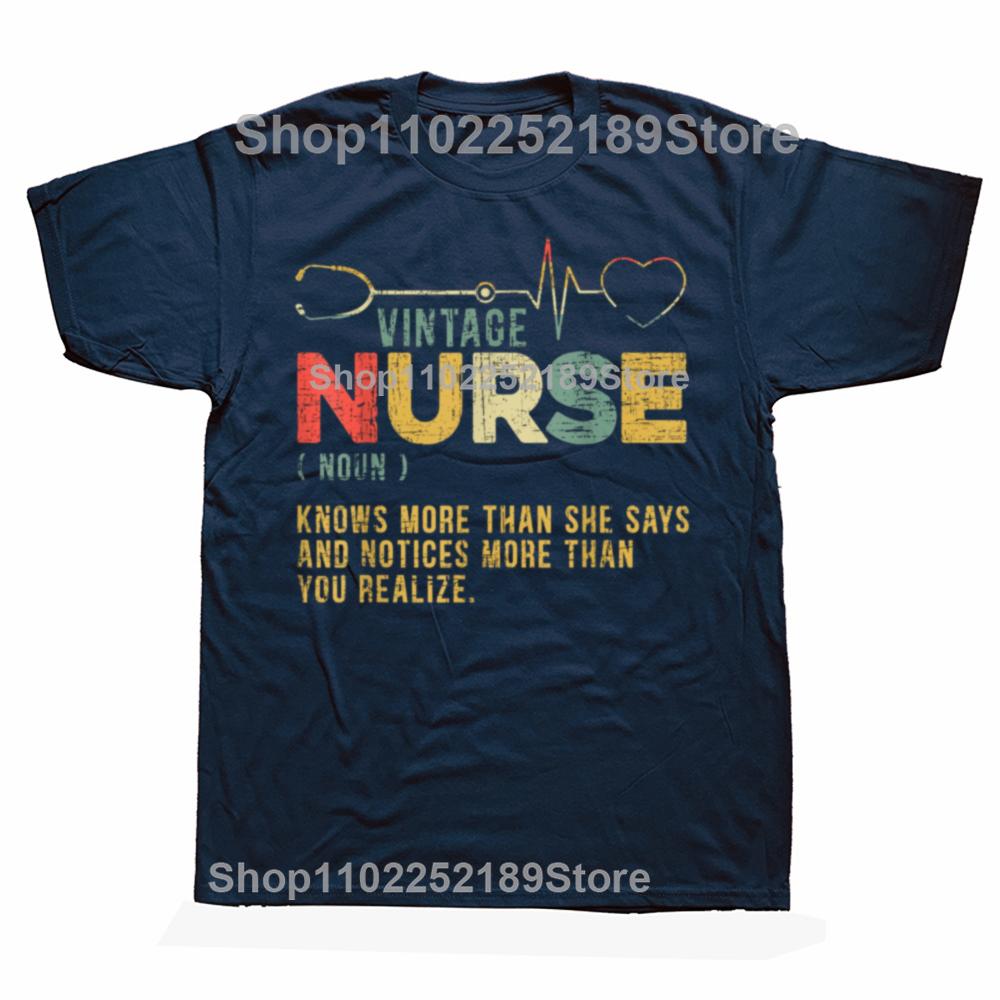 Funny Nurse Halloween Skeleton Classic  Graphic T-shirts Men Women's Fashion Casual Tshirt 100% Cotton Loose Oversized T Shirt