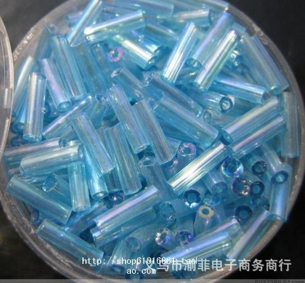 

Silver Plated Porcelain Tube Beads – DIY Jewelry Accessories for Handmade Beading & Cross Stitch, 6mm 6MM Long Tube Beads, approx. 400 pieces per pack