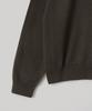 ANOTHER OFFICE Whole Garment Crew-Neck Knit (Dark Brown)