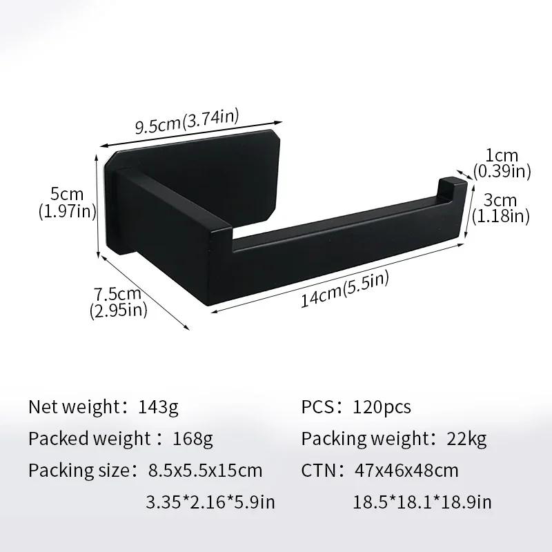 Toilet Roll Paper Towel Toilet Wall Holder Stainless Steel Organizers Holder Bathroom Self Adhesive Punch-Free Rack Tissue