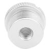 Adapter Gwintowany 14 Calowy Żeński na 58 Calowy Męski Stop Aluminium Adapter Śrubowy do Mikrofonu Srebrny F18B
